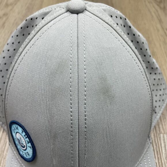 Melin Hat Cap Snap Back Gray Dam That Cancer Patch Hydro Mesh Trucker Mens 2022 - Picture 5 of 8